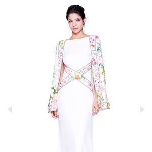 Tadashi Shoji Caroline Cape Gown